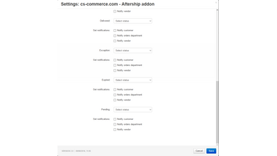 Aftership webhook - change order statuses automatically 3 