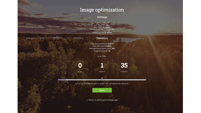 Multipurpose image optimization and compression tool 1 