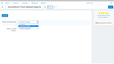 Auto redirect from deleted objects 2 
